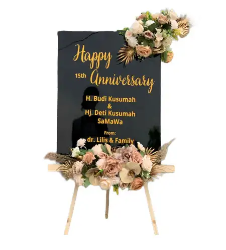 Papan Bunga Akrilik tempuran